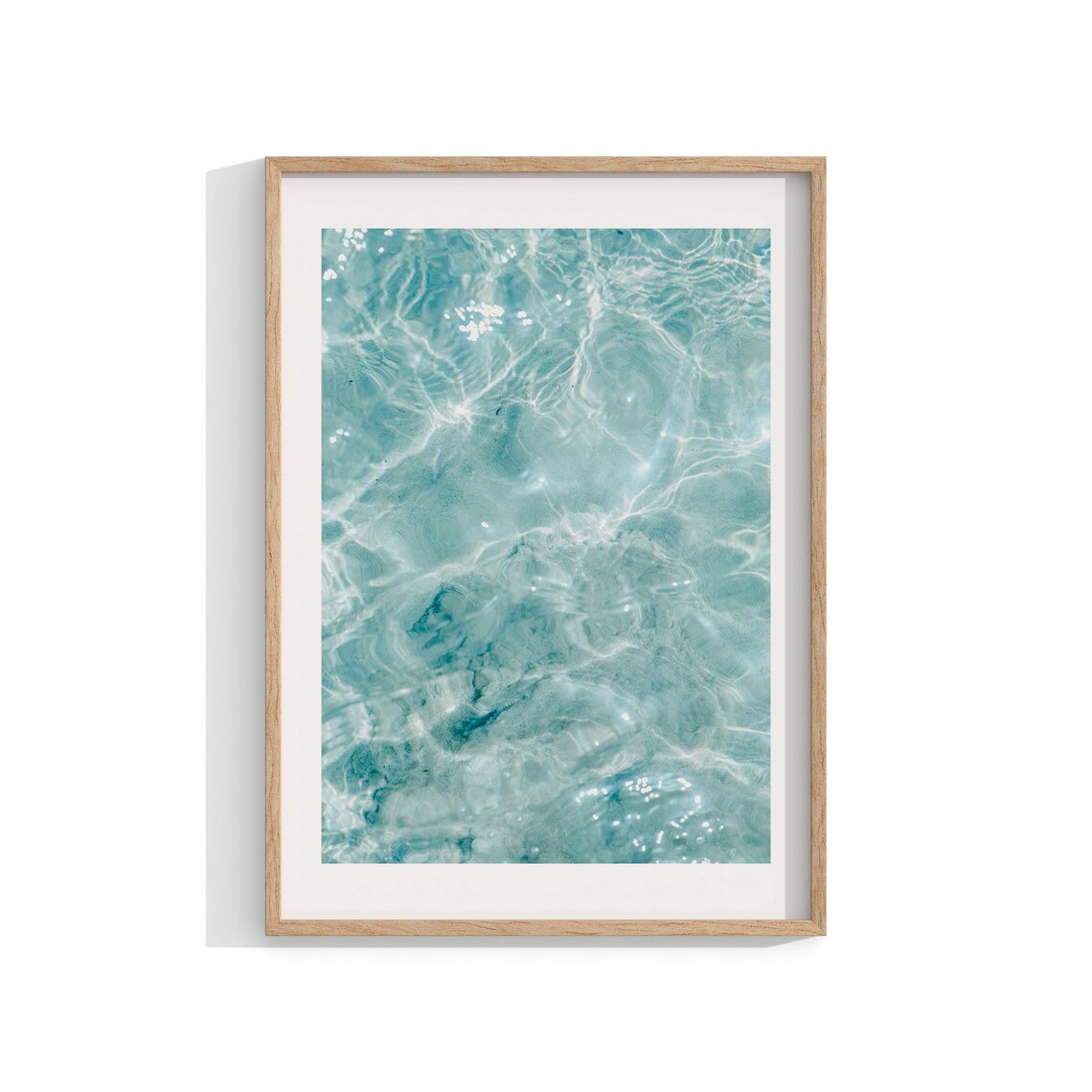 Ostuni Coastal Photography Art Print, Blue Water