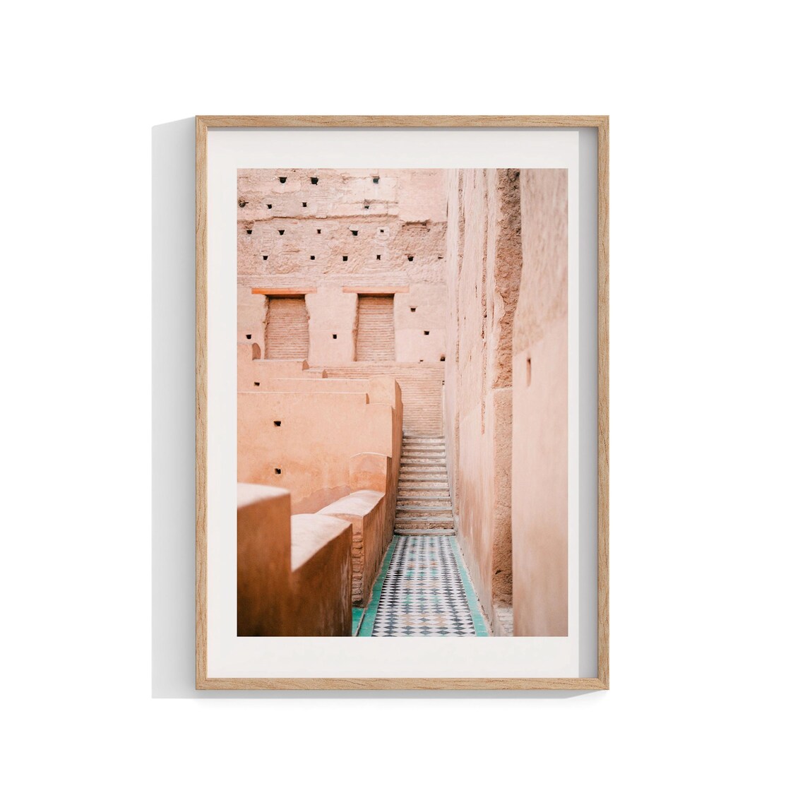 Boho Marrakech Photography Poster, Moroccan Architecture