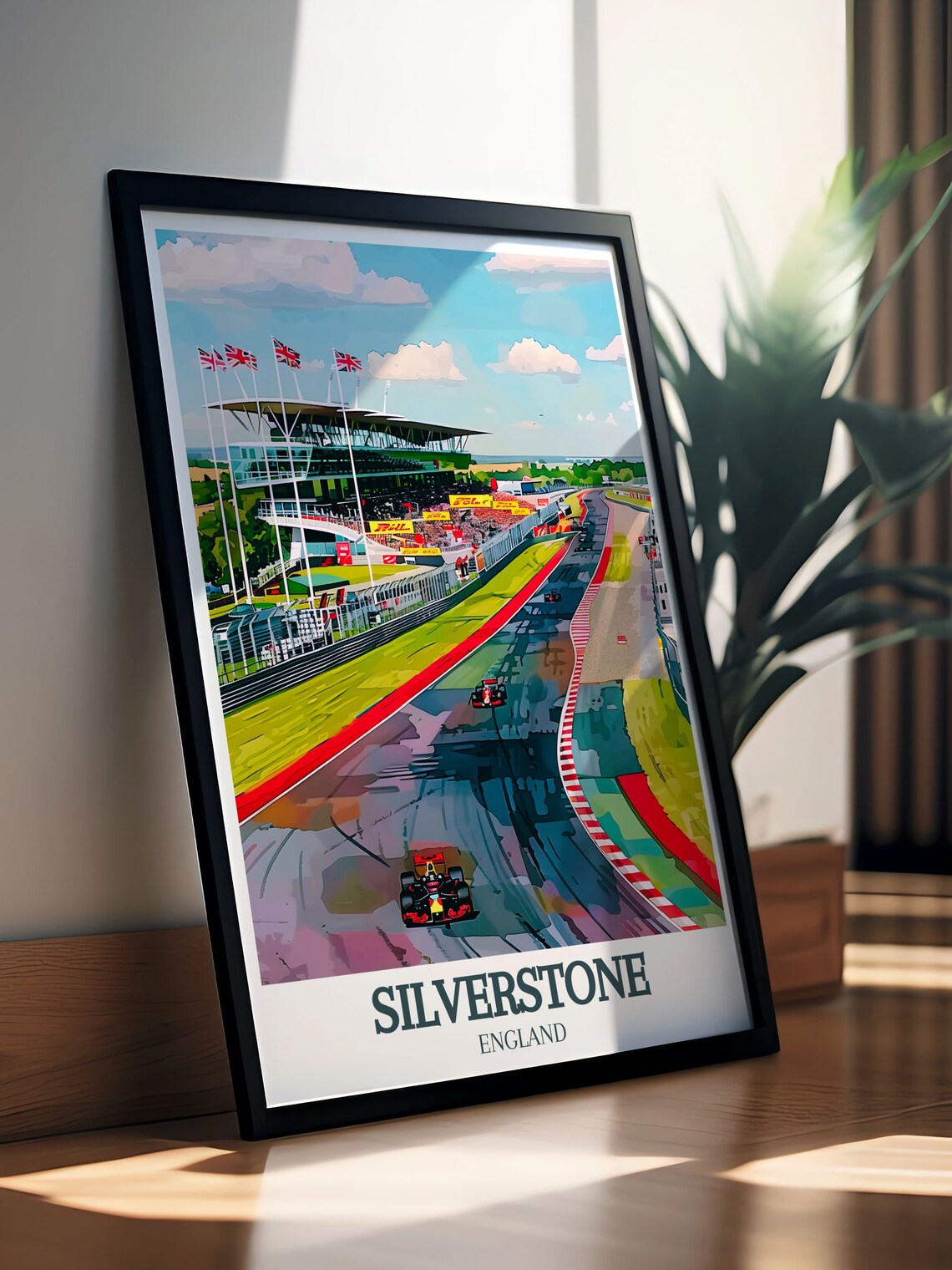 Historic Silverstone Circuit British Grand Prix Race Day Poster - Image 3