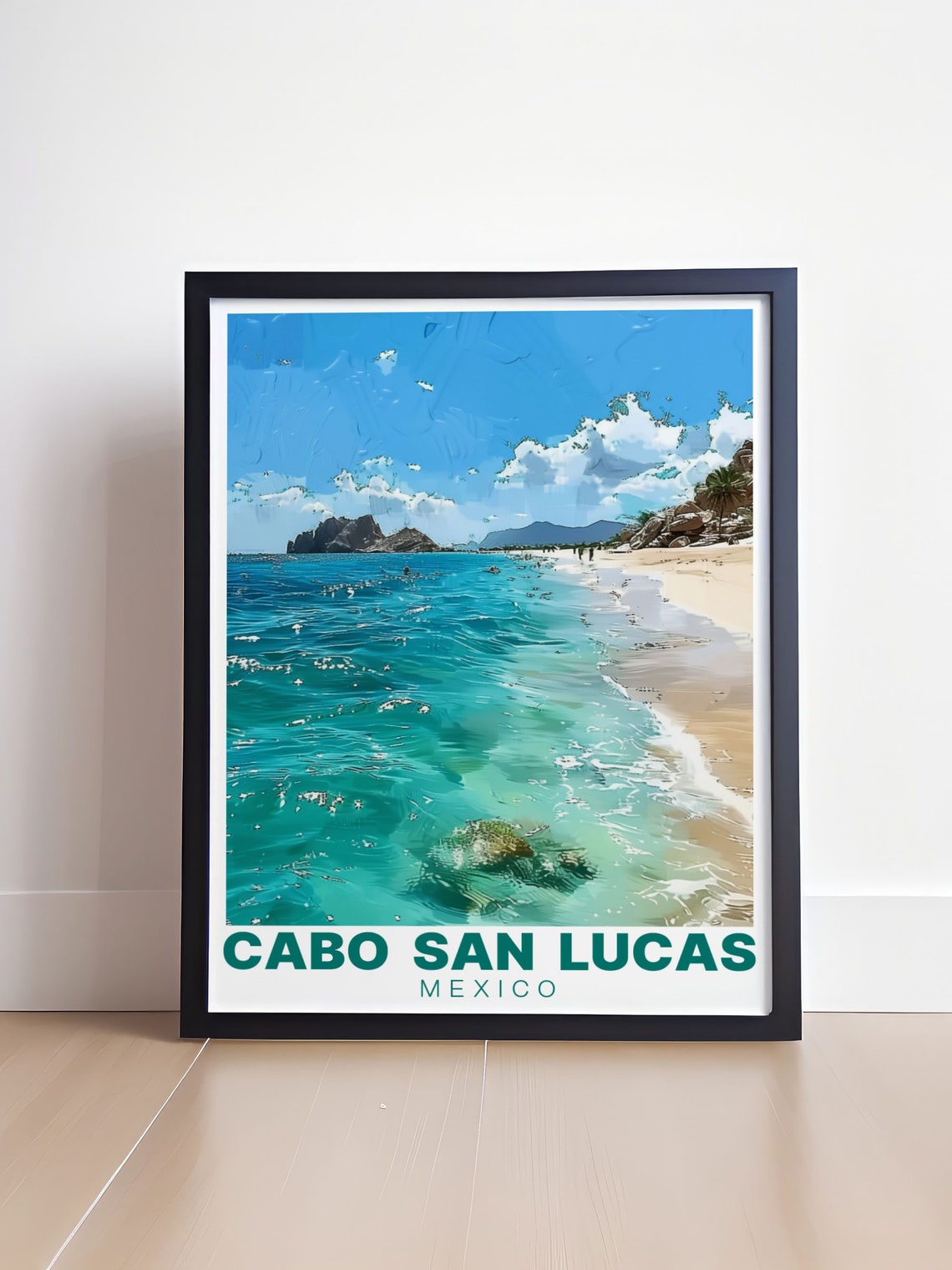 Cabo San Lucas Mexico Beach Turquoise Water Lovers Travel Poster - Image 4