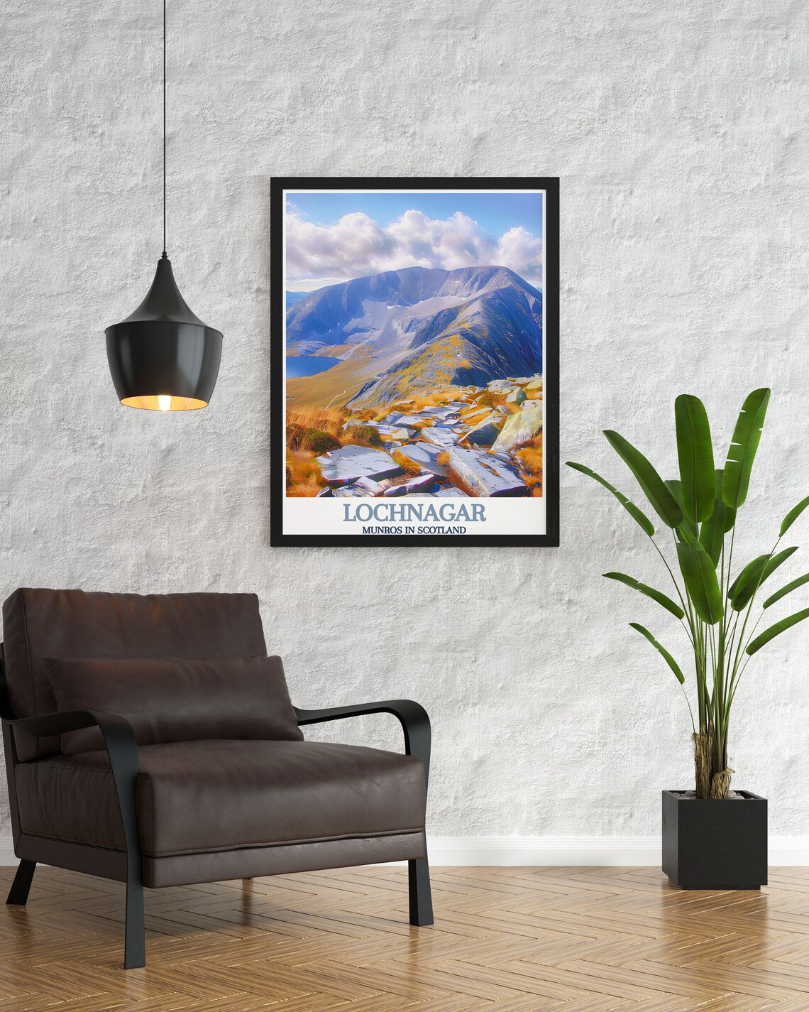 Lochnagar Summit Poster Lochnagar Munro Art Lochnagar Summit Print Lochnagar Summit Poster - Image 2