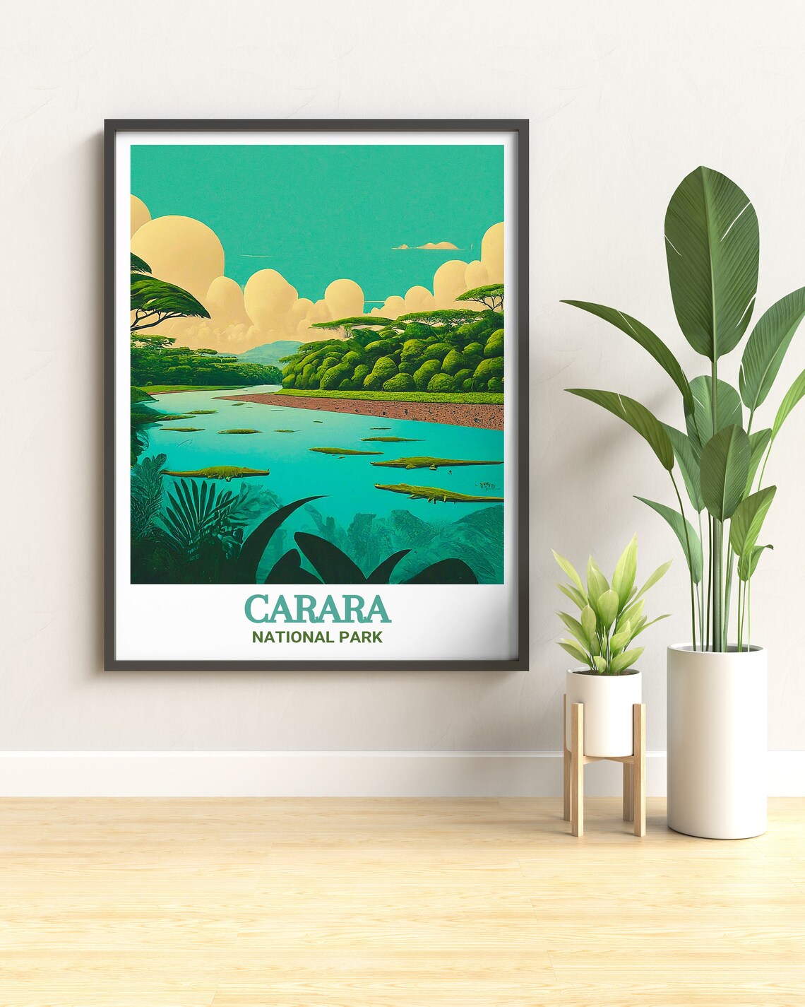 Carara National Park Tarcoles River with Crocodiles Travel Poster - Image 3