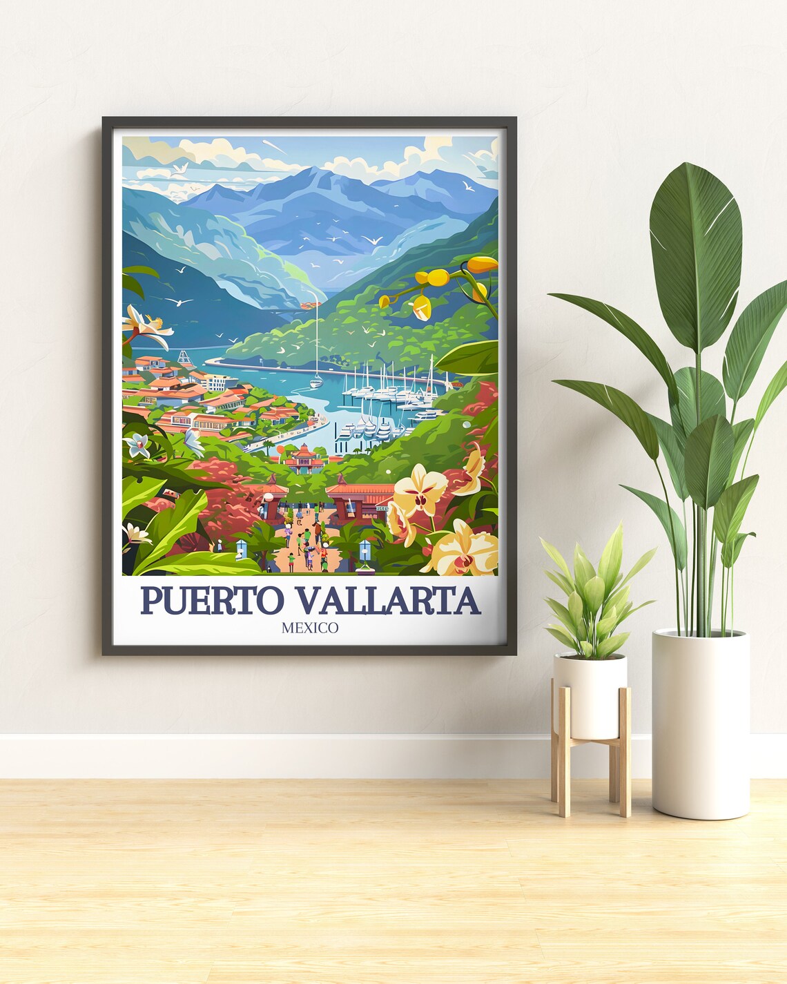Puerto Vallarta Wall Art Puerto Vallarta Marina Art And Vallarta Botanical Gardens Prints Puerto Vallarta Art And Mexico Wall Decor - Image 2