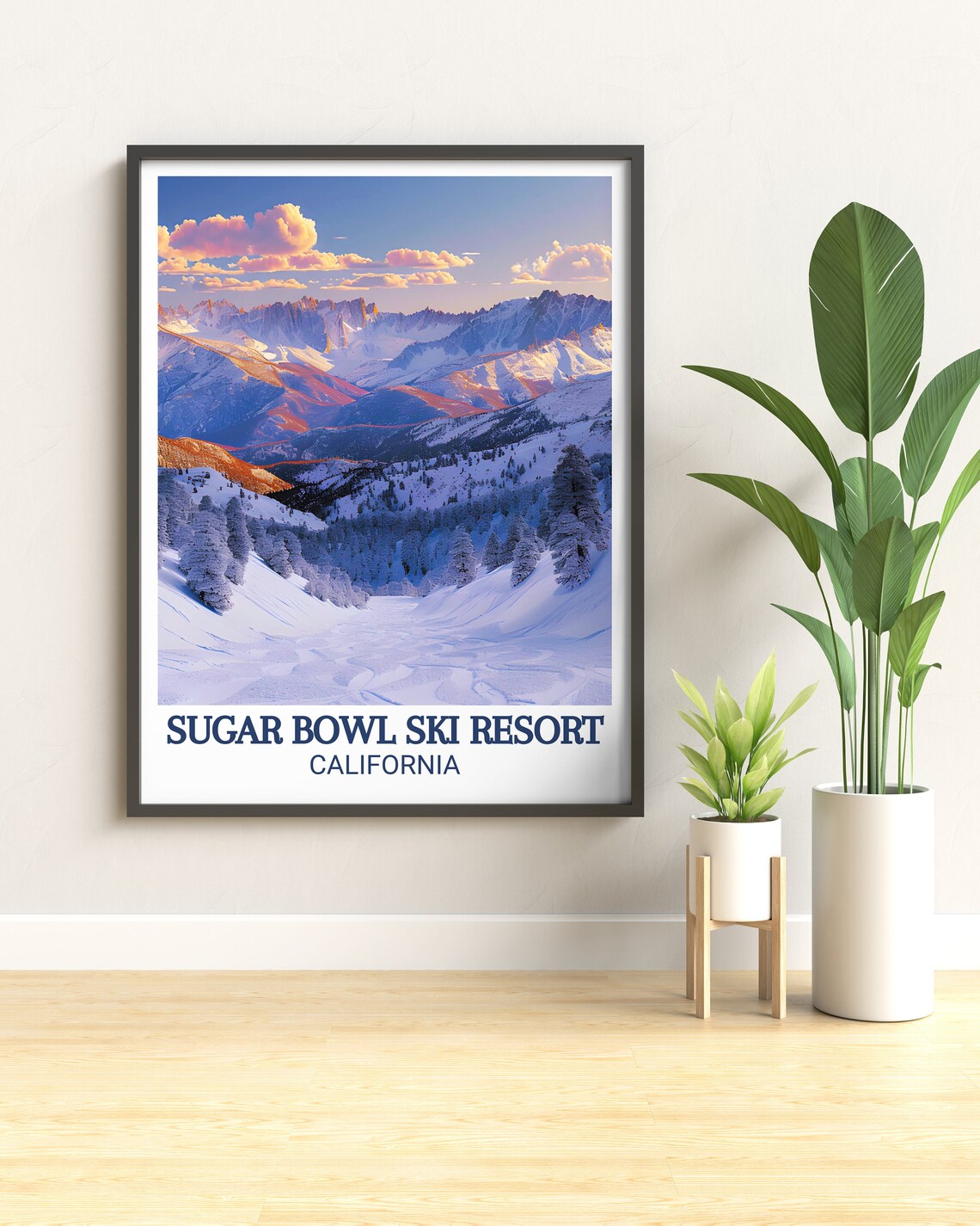 Sugar Bowl Ski Terrain Poster, Home Decor - Image 3