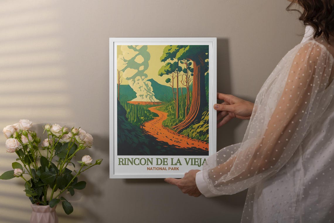 Rincon de la Vieja National Park Volcano Trail Jungle Poster - Image 2