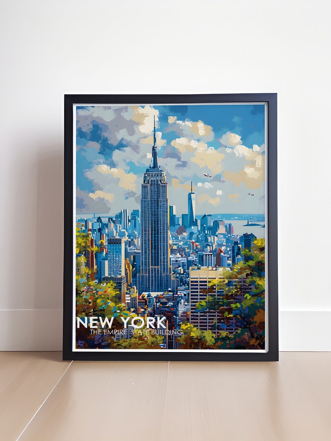 New York Empire State Building Manhattan Skyline Daytime Poster - Image 4