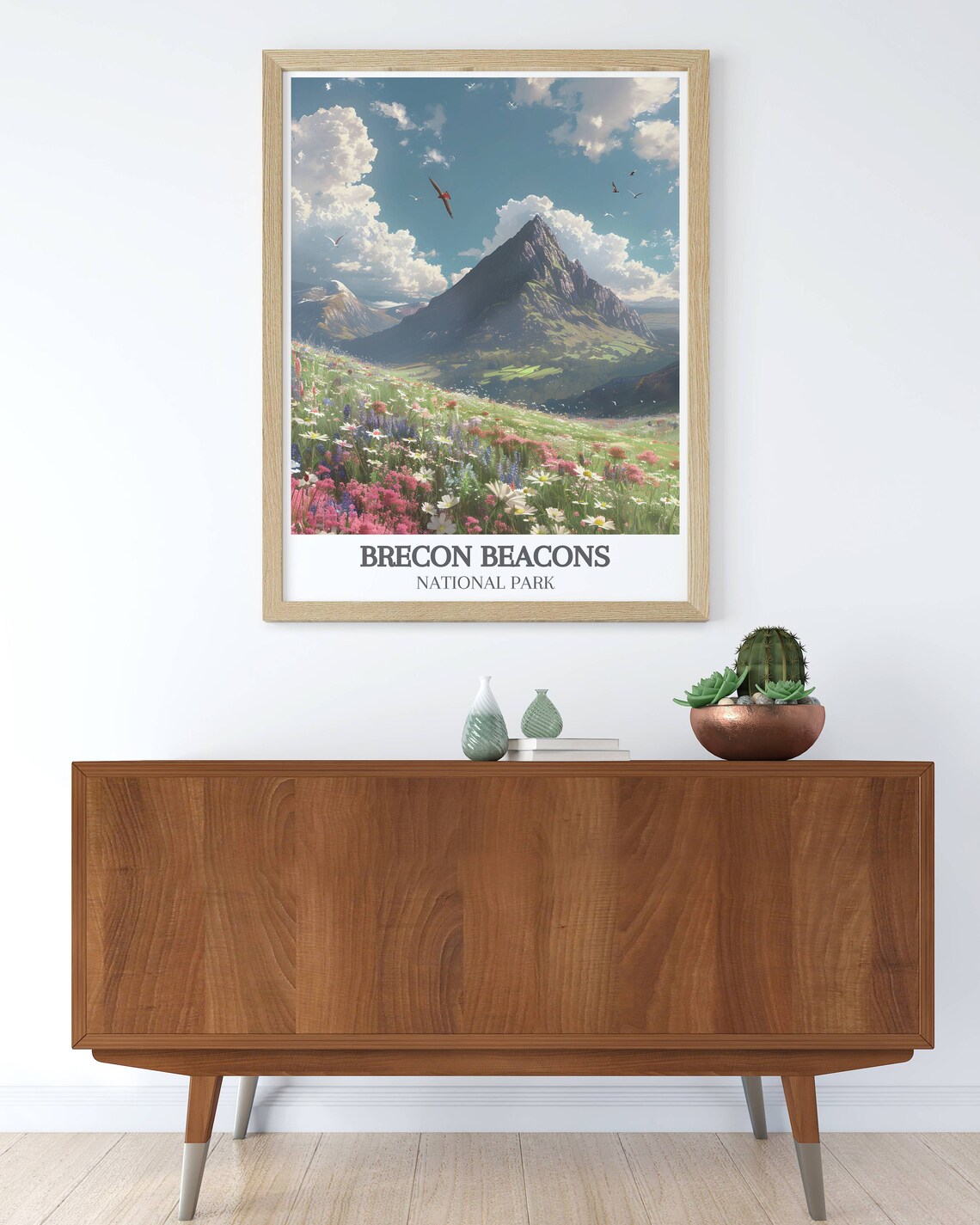 Brecon Beacons National Park Pen Y Fan Wildflower Meadow Poster - Image 3