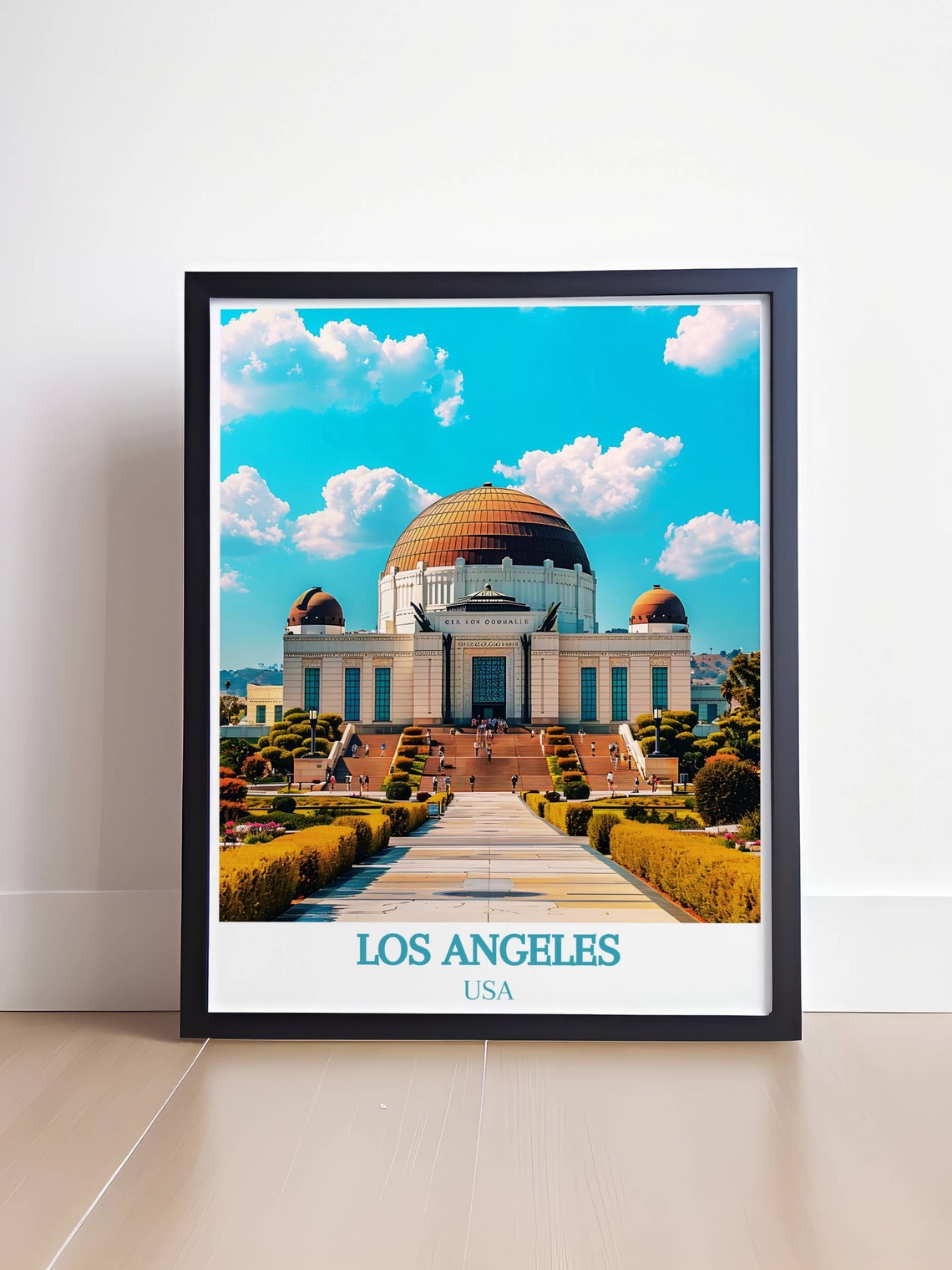 Griffith Observatory Los Angeles Daytime View With Copper Dome Poster - Image 4