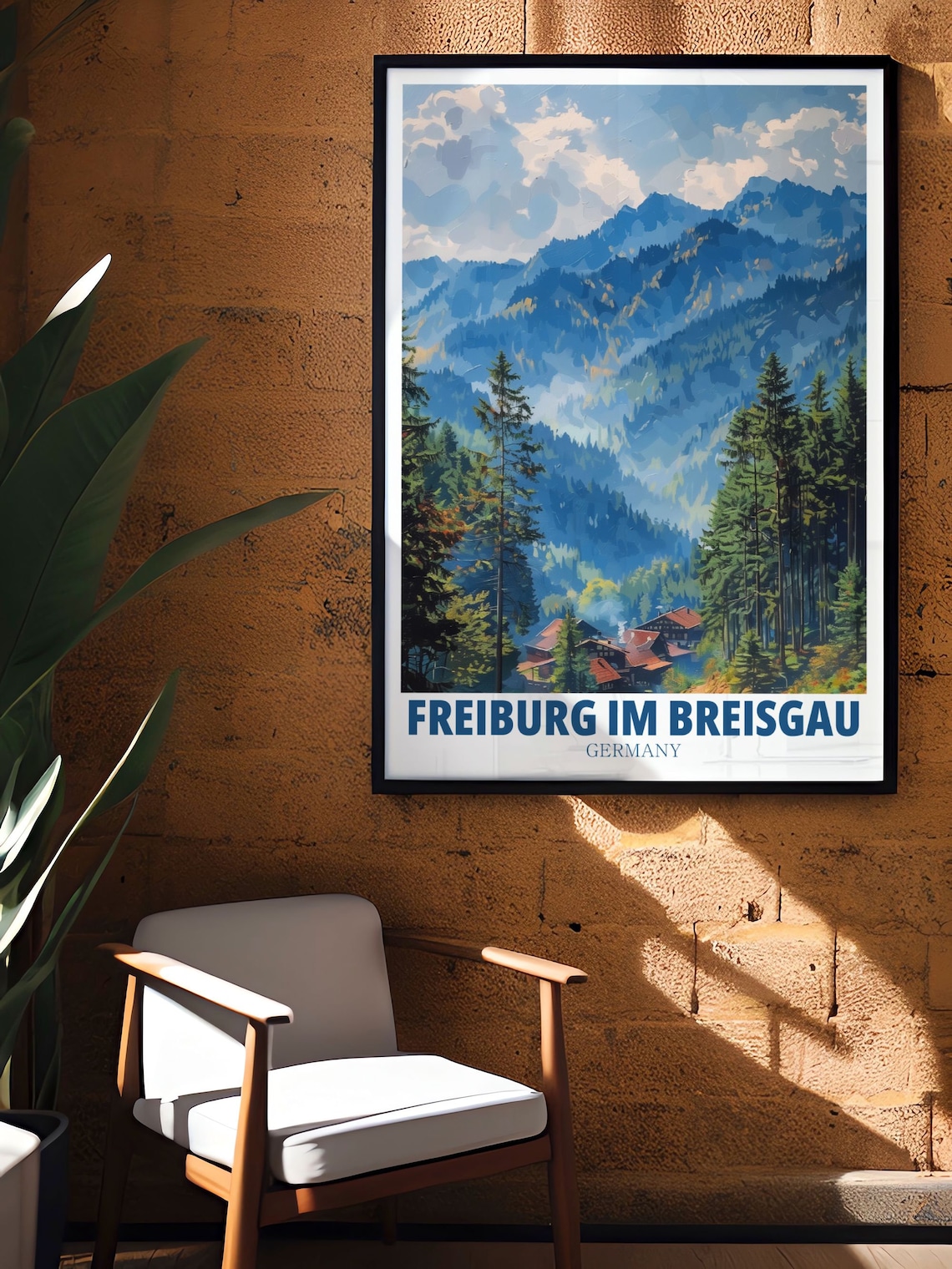 Freiburg Im Breisgau Black Forest Travel Poster - Image 3