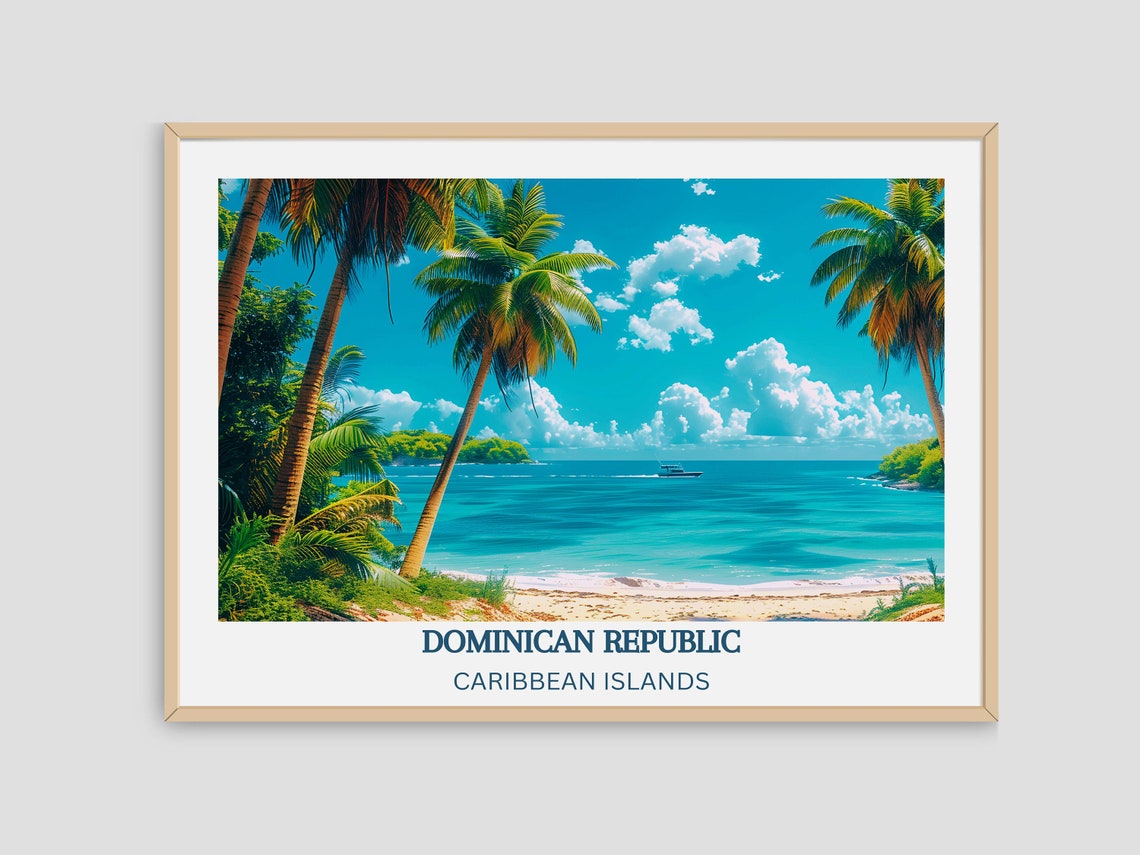 Dominican Republic Print Dominican Republic Photo Dominican Republic Poster Caribbean Art Print Dominican Republic Wall Art Caribbean - Image 3