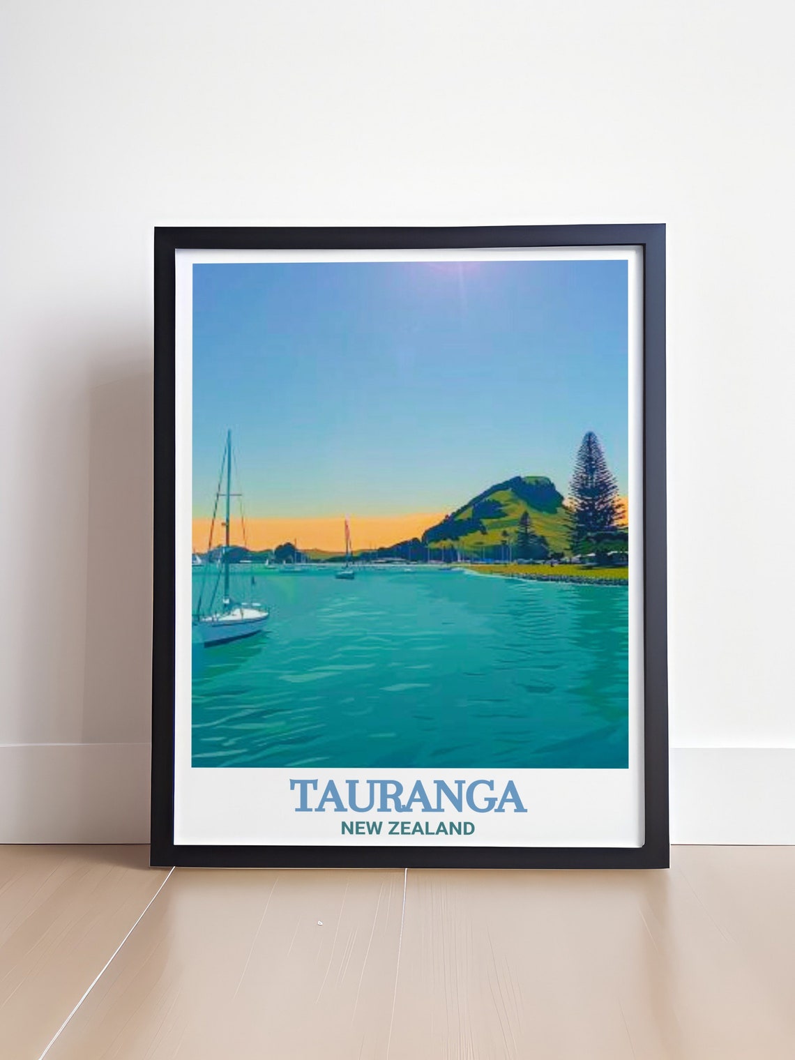 Tauranga Travel Art Pilot Bay Prints And Tauranga Wall Art Pilot Bay Artwork And New Zealand Travel Prints New Zealand Prints - Image 4
