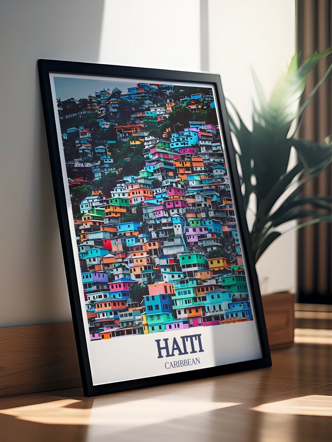 Haiti Travel Print, Jalousie Neighborhood - Image 2