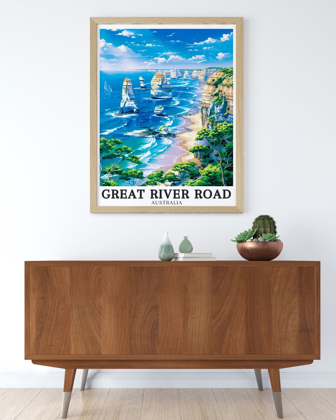 Great River Road Australia Twelve Apostles Limestone Stacks Poster - Image 2