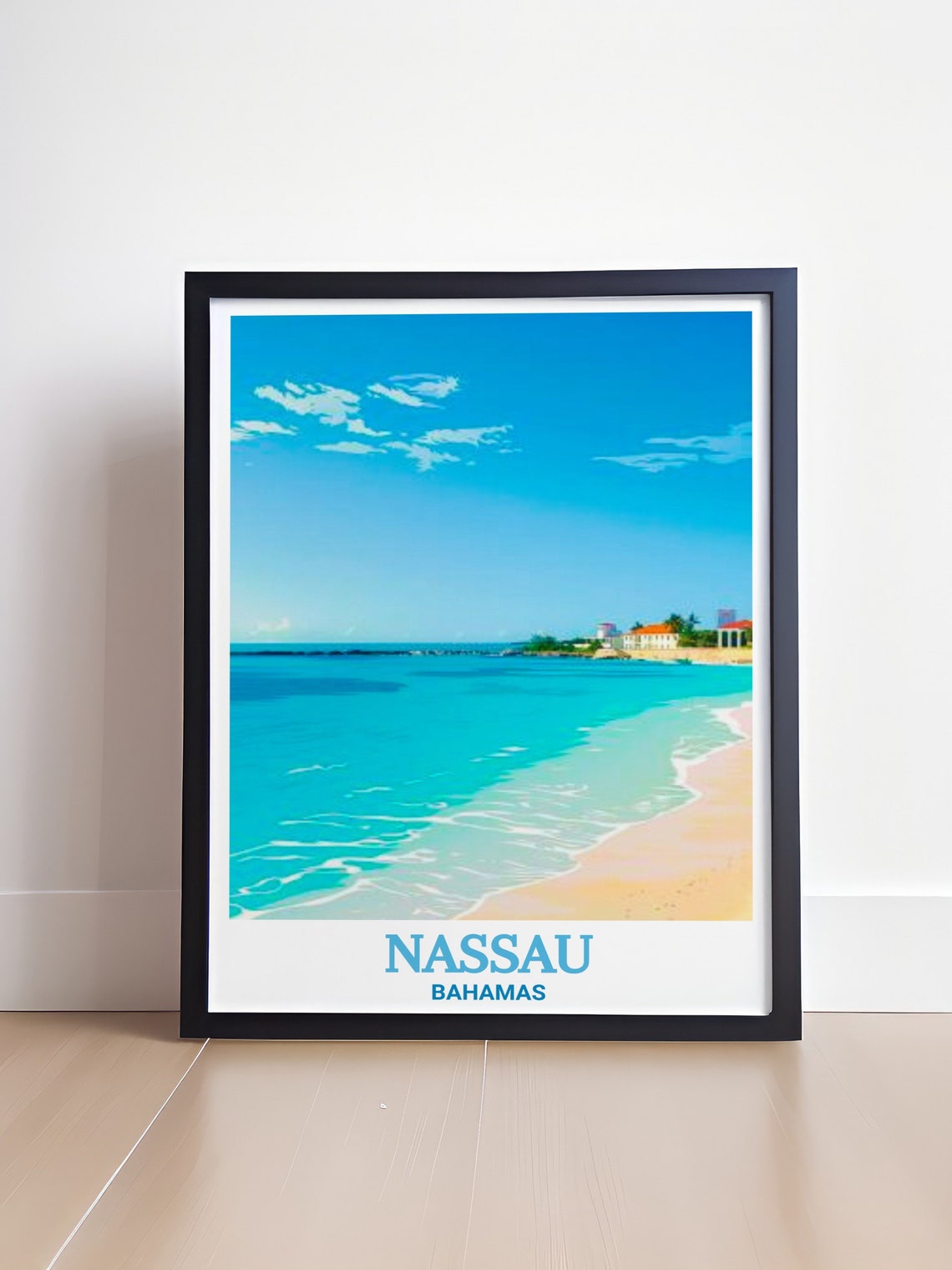 Nassau Junkanoo Beach Turquoise Caribbean Sea White Sand Poster - Image 4