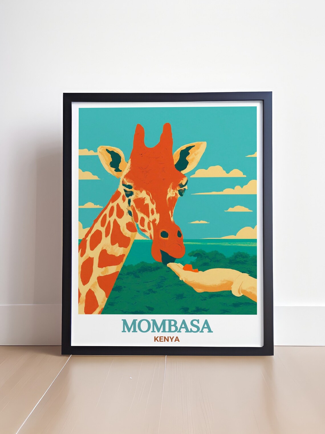 Mombasa Travel Poster Haller Park Prints For Your Kenya Decor Haller Park Travel Posters For Kenya Lovers Mombasa Travel Gifts - Image 4
