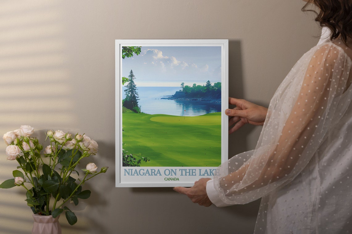 Niagara on the Lake Canada Golf Course Beside Lake Ontario Poster - Image 3