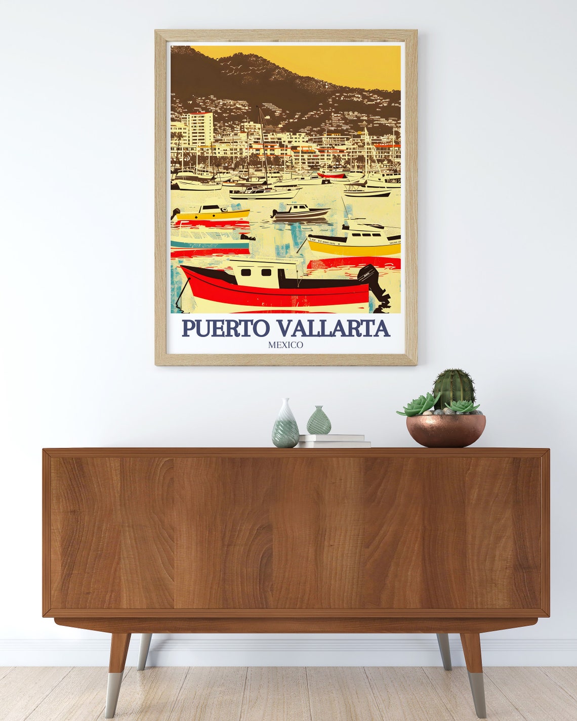 Puerto Vallarta Print Puerto Vallarta Beach Our Lady Of Guadalupe Church Decor Puerto Vallarta Beach Our Lady Of Guadalupe Church Art - Image 3