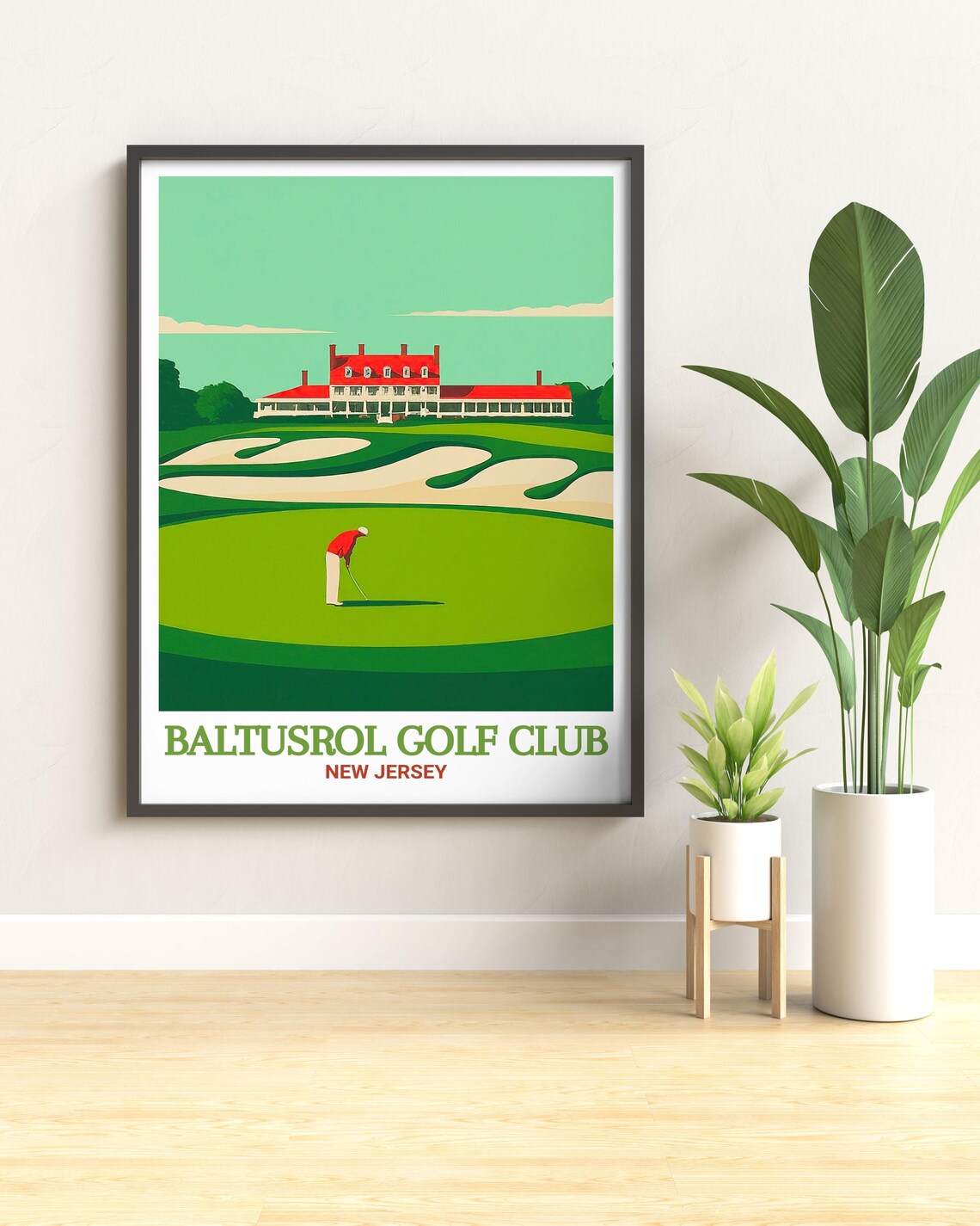 Baltusrol Golf Club Travel Poster, New Jersey - Image 3