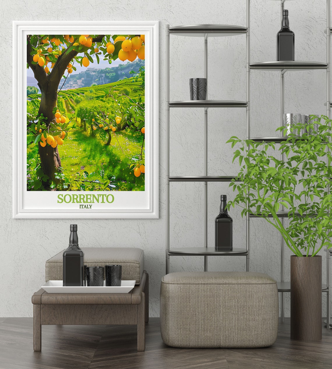 Sorrento Travel Poster Hills Of Sorrento Peninsula Travel Poster Sorrento Art Print Sorrento Wall Art And Travel Prints - Image 3