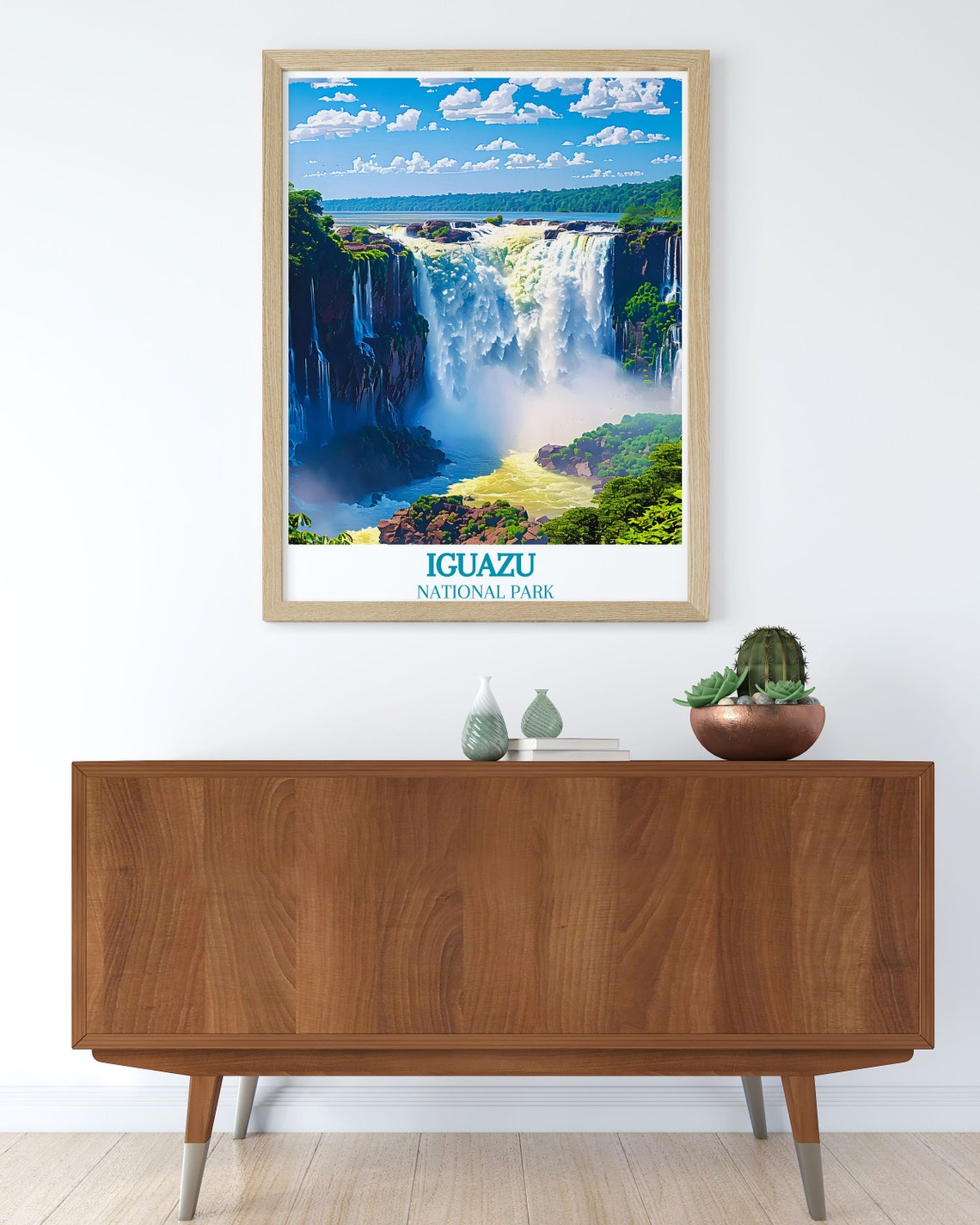 Iguazu National Park Devil's Throat Falls Roaring Close-Up Poster - Image 2