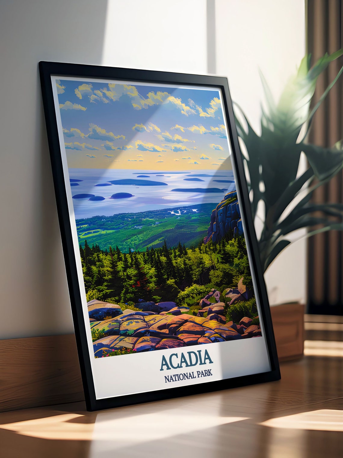 Acadia National Park Poster from Cadillac Mountain Ocean Overlook - Image 2