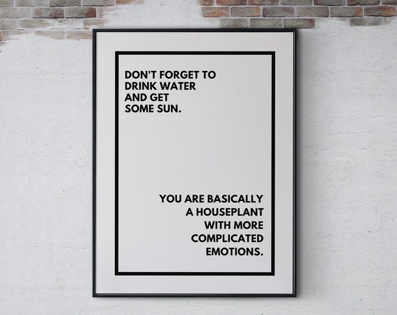 Dont Forget Self Remainder Quote Poster Print Self Care Inspirational Wall Art Affirmation Positive Art For Home Office Decor