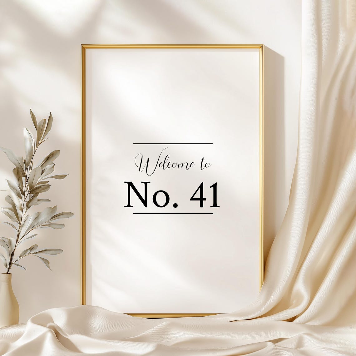 Personalized Welcome to Our Home House Number Print New Home Gift