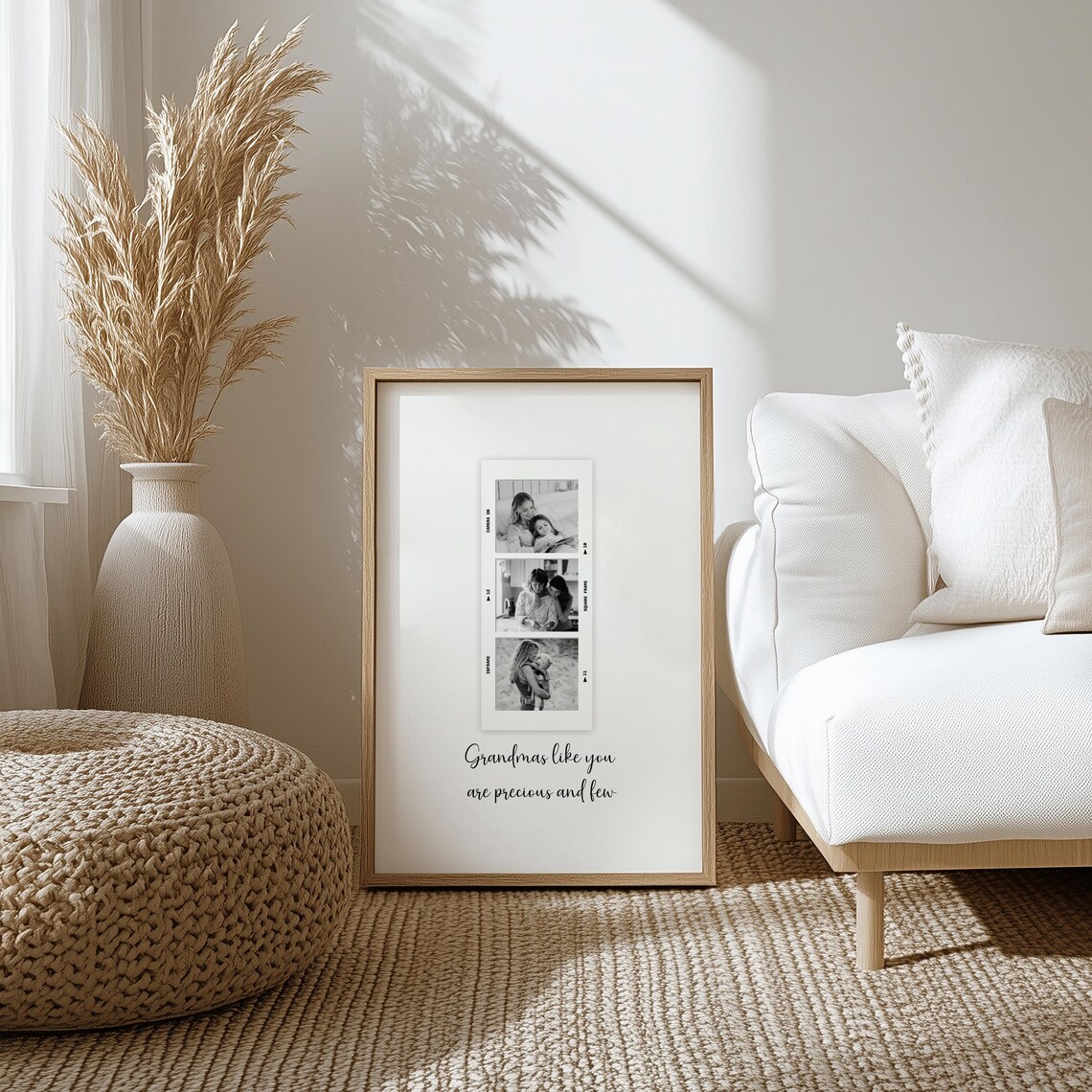 Personalized Grandma Photo Film Strip Print Precious and Few