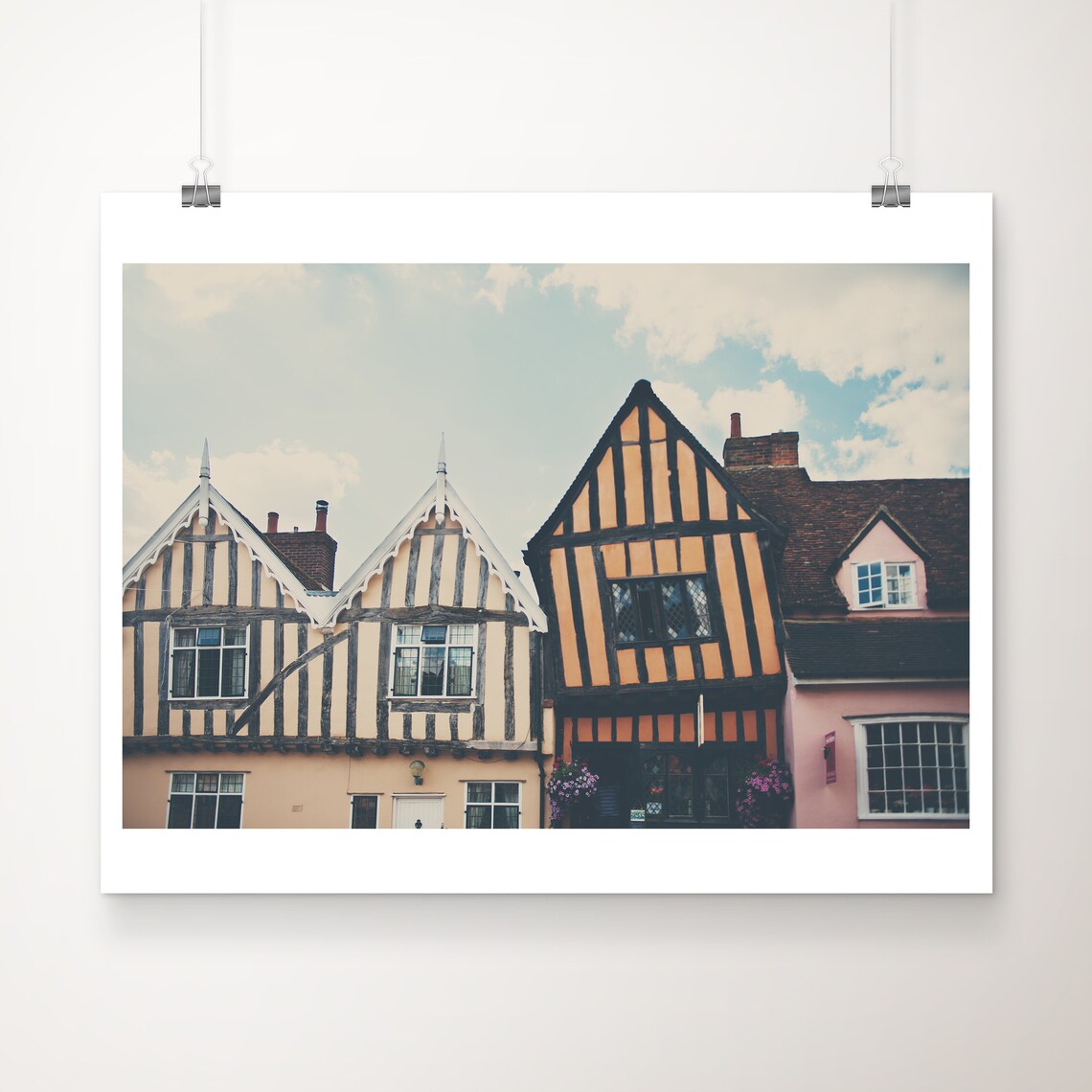 Lavenham Travel Photography Art Print, Suffolk