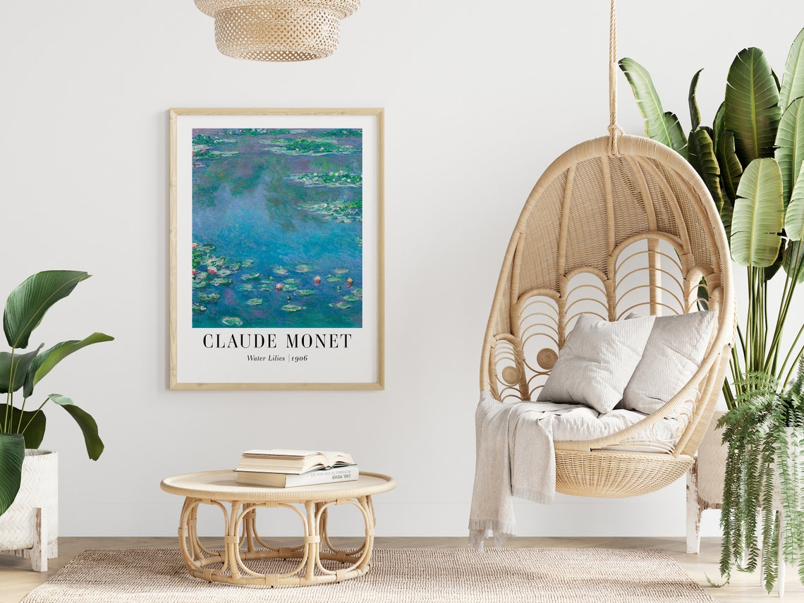 Claude Monet Water Lilies 1906 Giverny Pond Impressionist Poster - Image 3