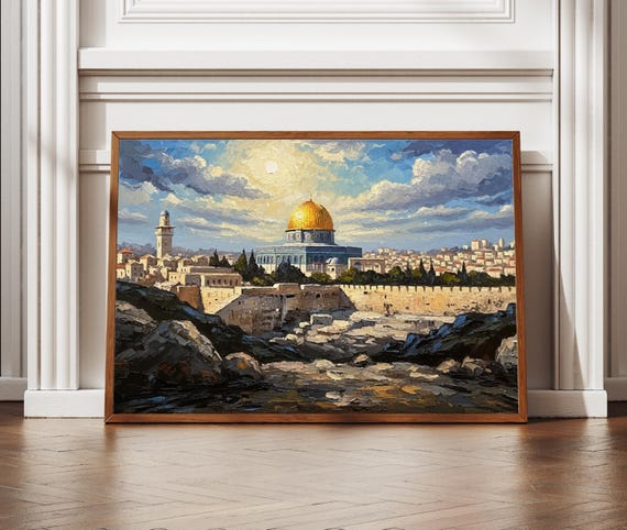 Dome Of The Rock Art Print Jerusalem Palestine
