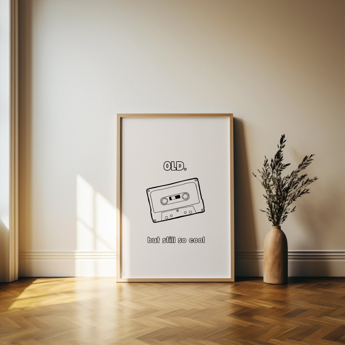 Old But Still So Cool Inspirational Wall Art Inspirational Print Retro Print Trendy Wall Art Office Print Print - Image 2