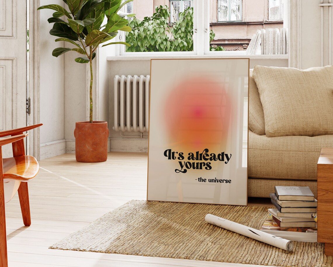 Its Already Yours Manifesting Poster Print - Image 3