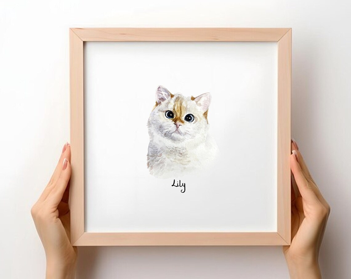 Custom Hen Portrait - Watercolor Pet Art - Image 3