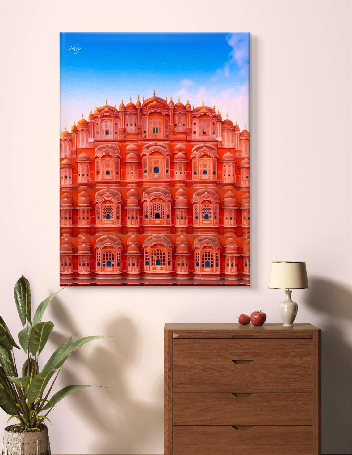 Hawa Mahal Jaipur Pink Palace Facade Iconic India Travel Poster - Image 6