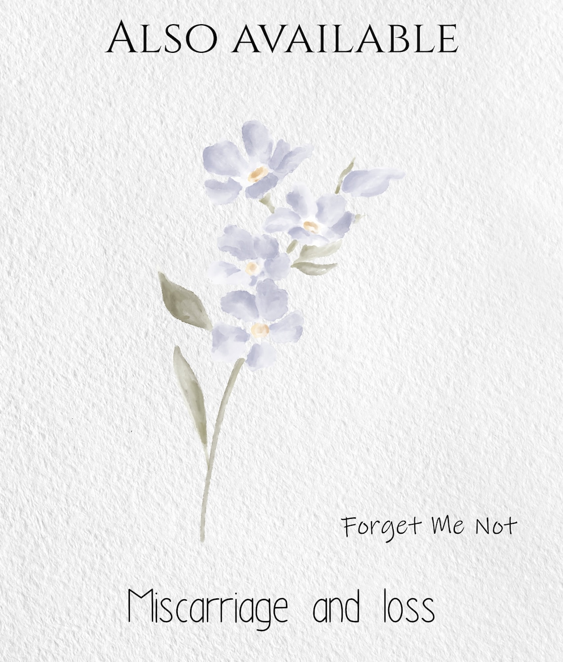 Family Birth Month Flower Watercolor Art Print - Image 2