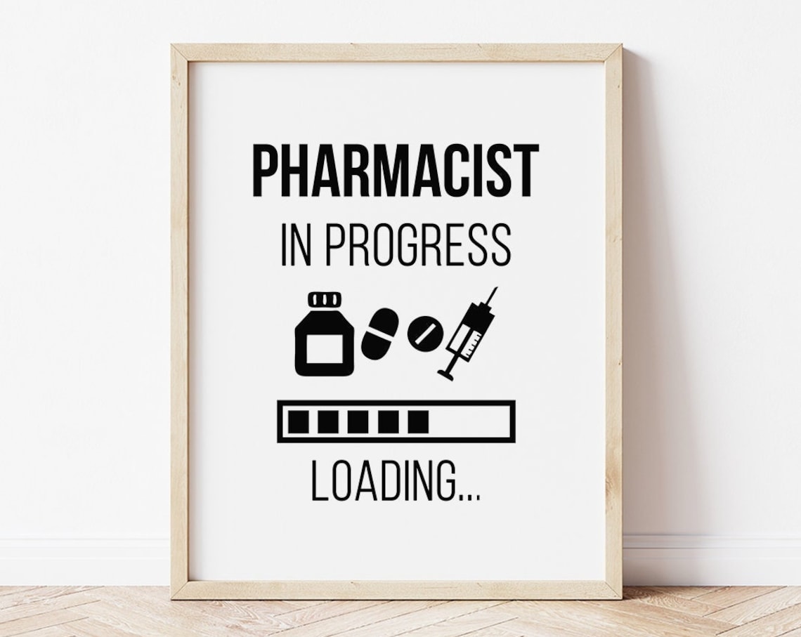 Future Pharmacist Graduation Gift Pharmacy Wall Art