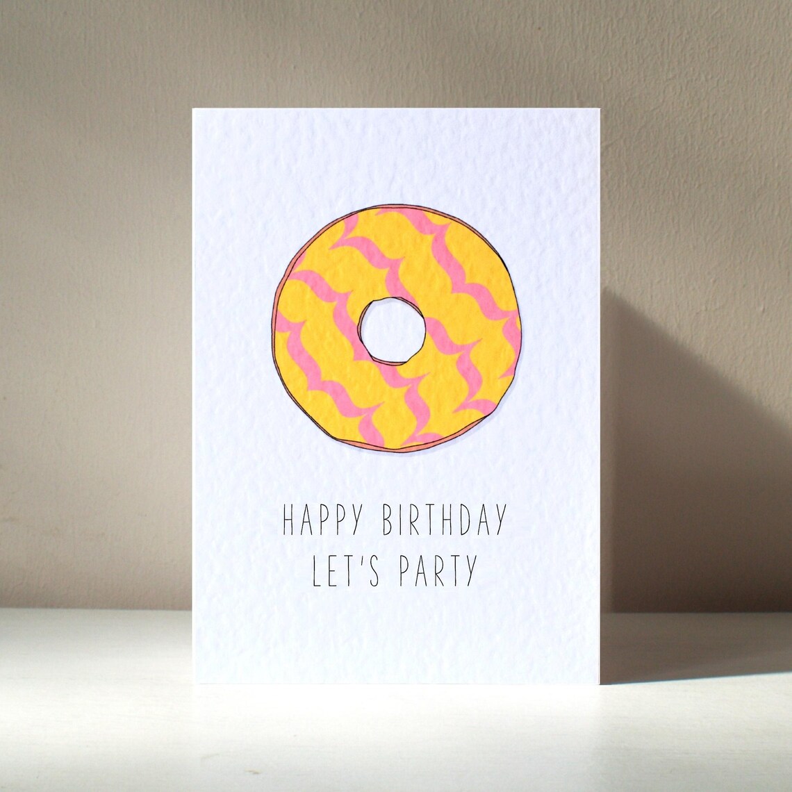 Personalised Biscuit Ring Donut Love Art Print