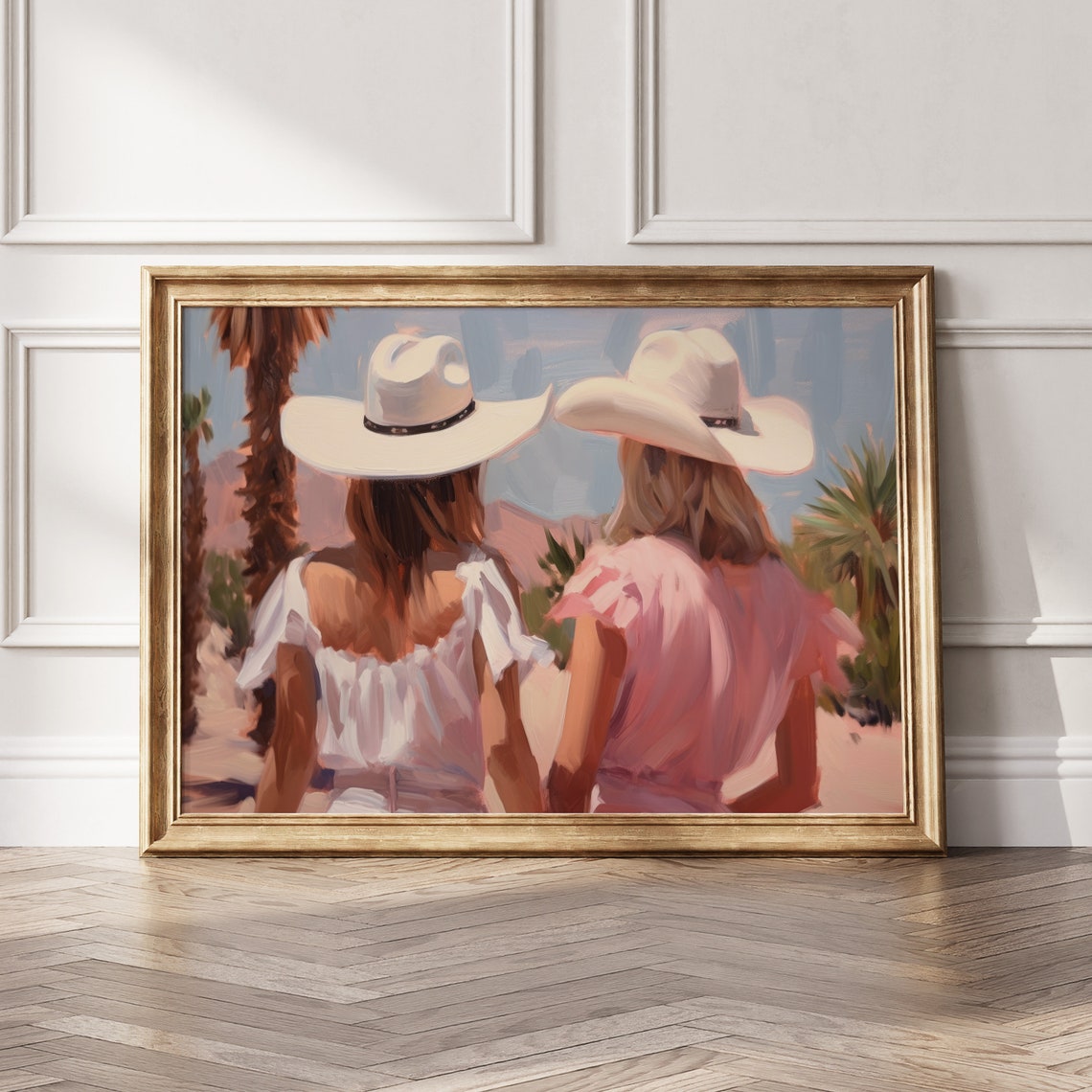 Cowgirl Hat Girly Wall Art Print Coastal Cowgirls Trendy Poster Preppy Western Room Decor Western Girls Funky - Image 5