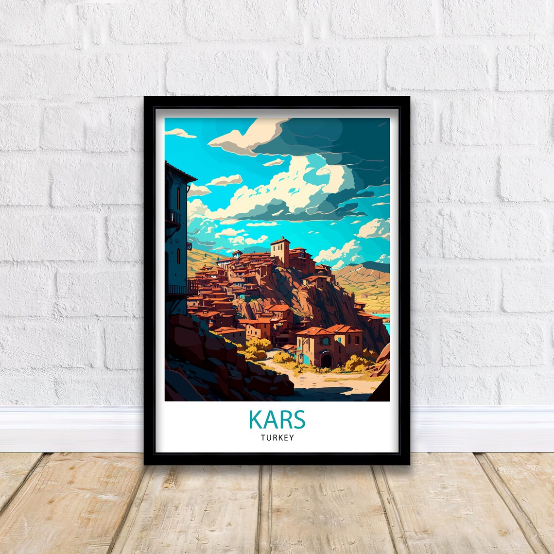 Kars Turkey Travel Poster, Europe Home Decor - Image 3