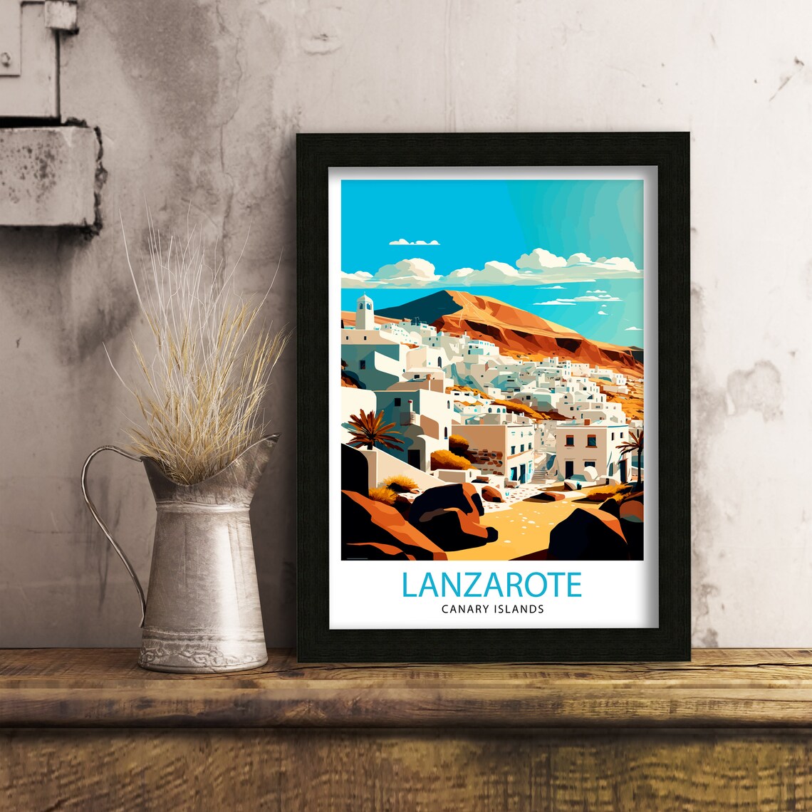 Lanzarote Travel Poster, Spain Home Decor - Image 3
