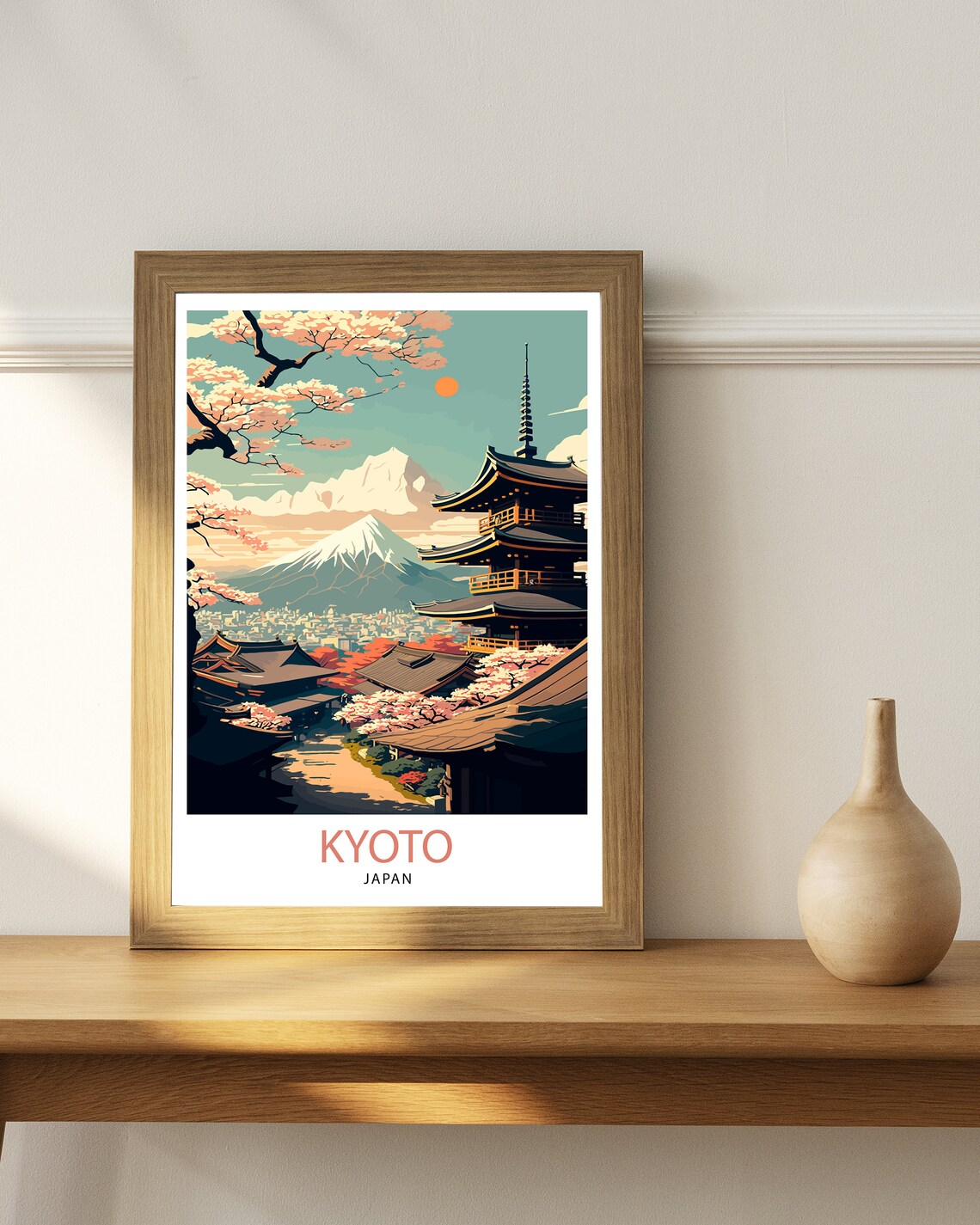 Kyoto Japan Travel Poster, Asia Wall Decor - Image 2