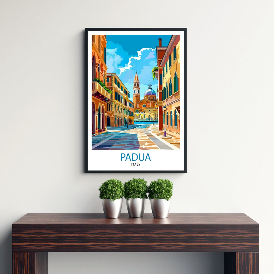 Padua Italy Travel Poster, Europe Wall Decor - Image 3
