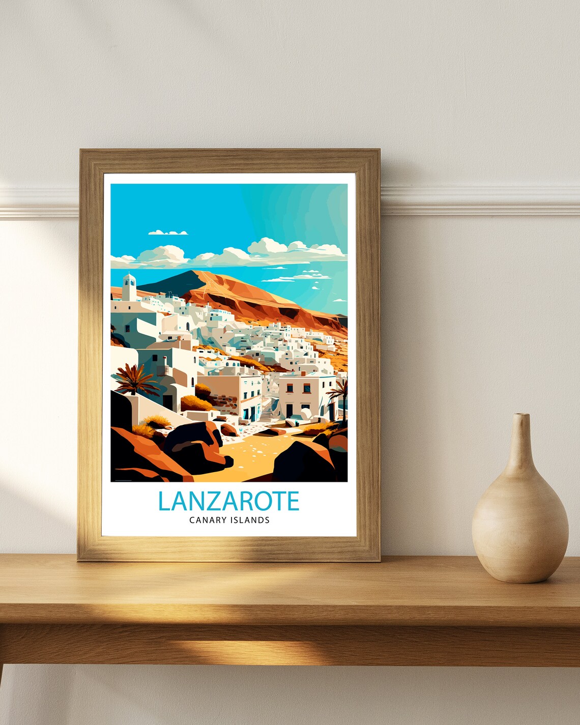 Lanzarote Travel Poster, Spain Home Decor - Image 2