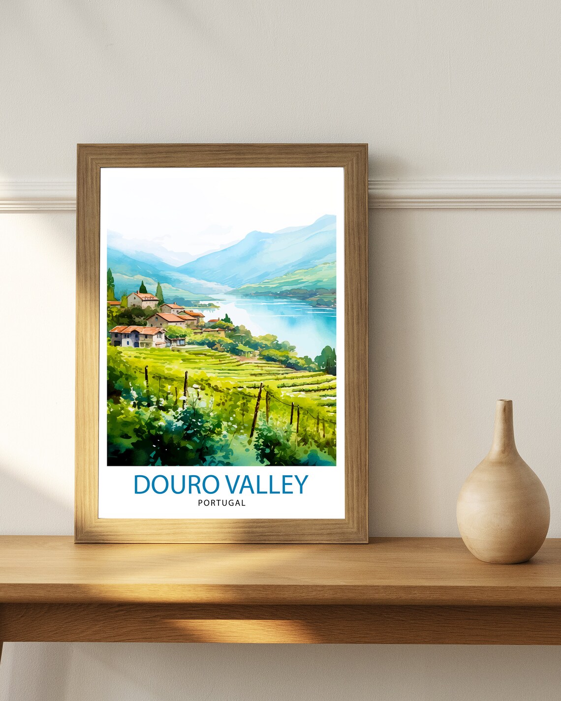 Douro Valley Portugal Art Print, Wine Region Decor - Image 2