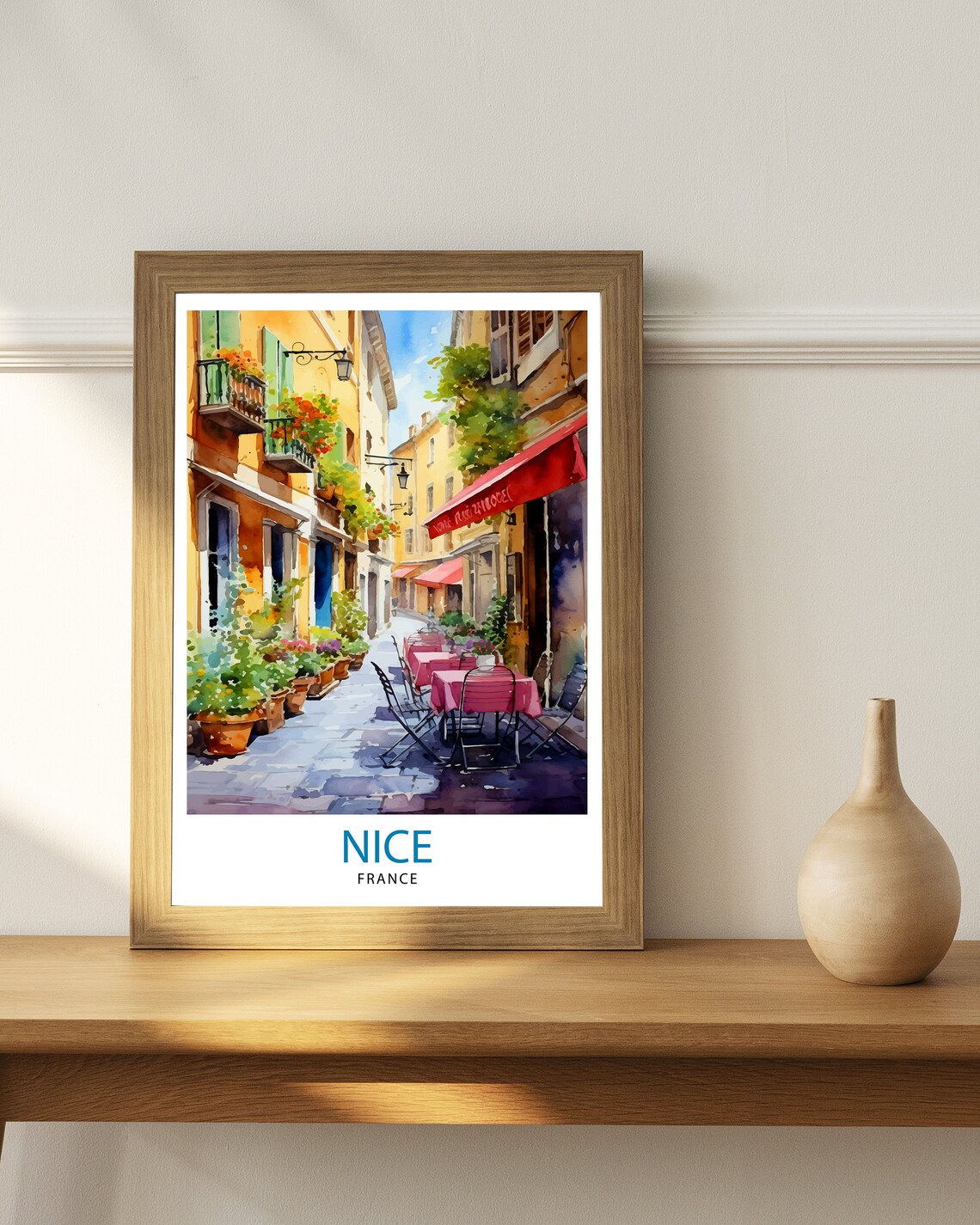 Nice France French Riviera Decor Travel Poster - Image 2
