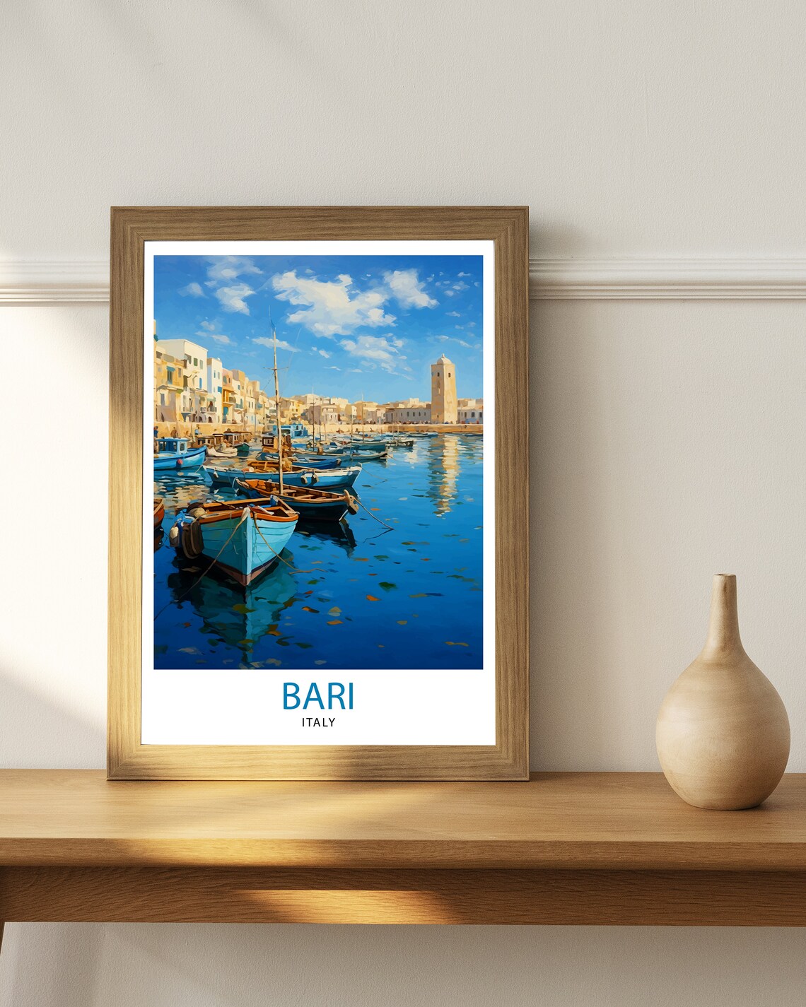 Bari Italy Travel Poster, Europe Wall Decor - Image 3
