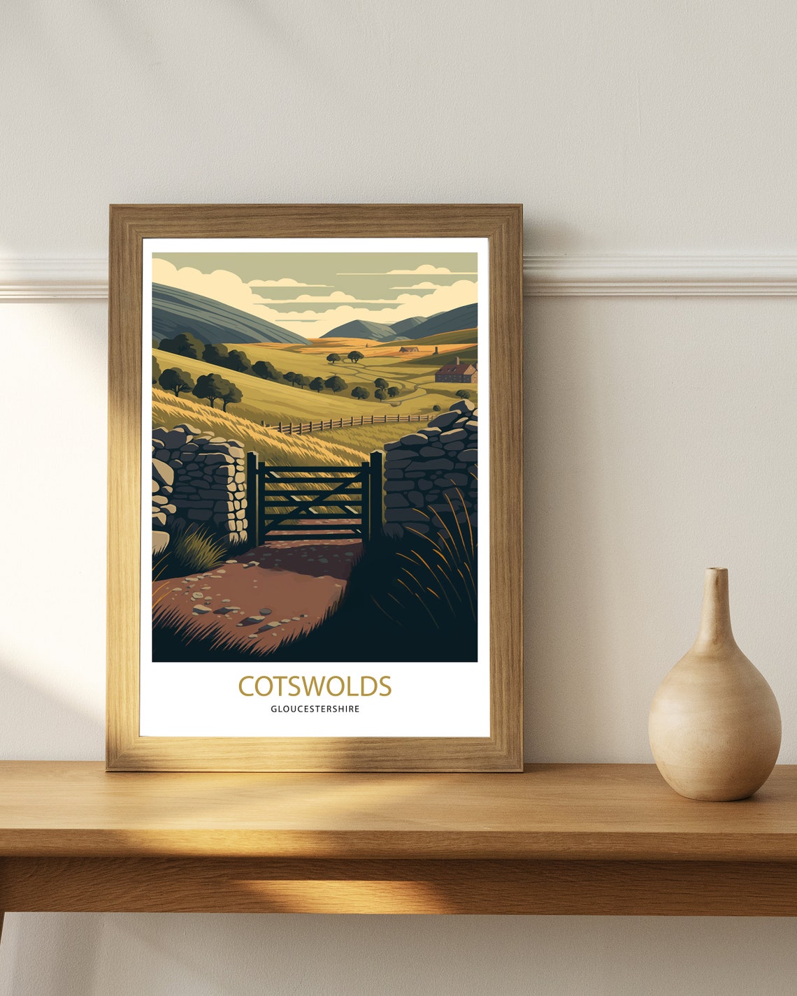 Cotswolds Way Trail Travel Poster - Image 2