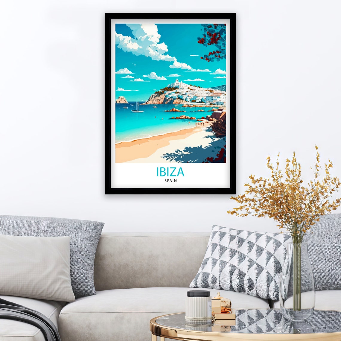 Ibiza Travel Poster, Spain Travel Print - Image 2