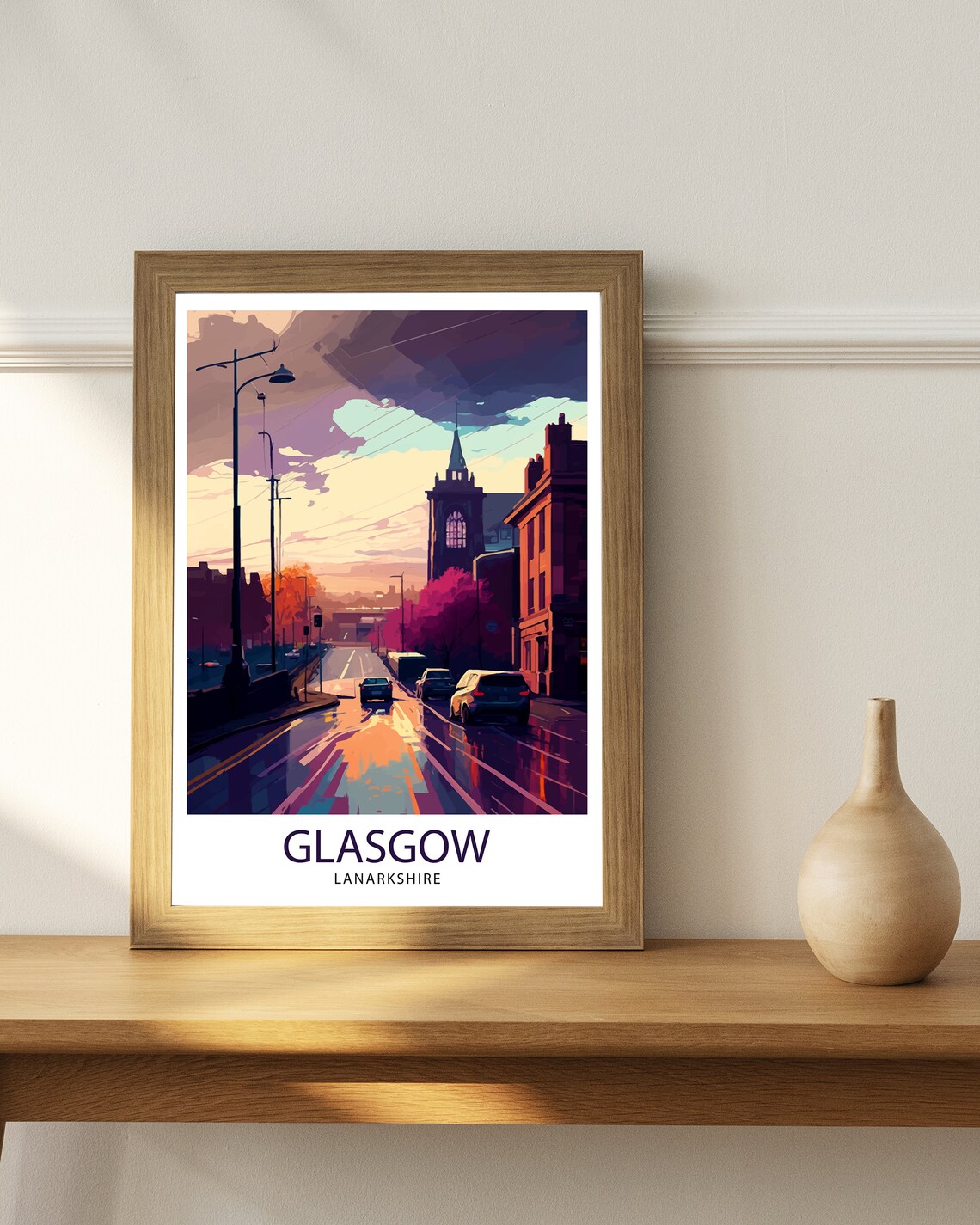 Glasgow Travel Poster, Scotland Wall Art - Image 2